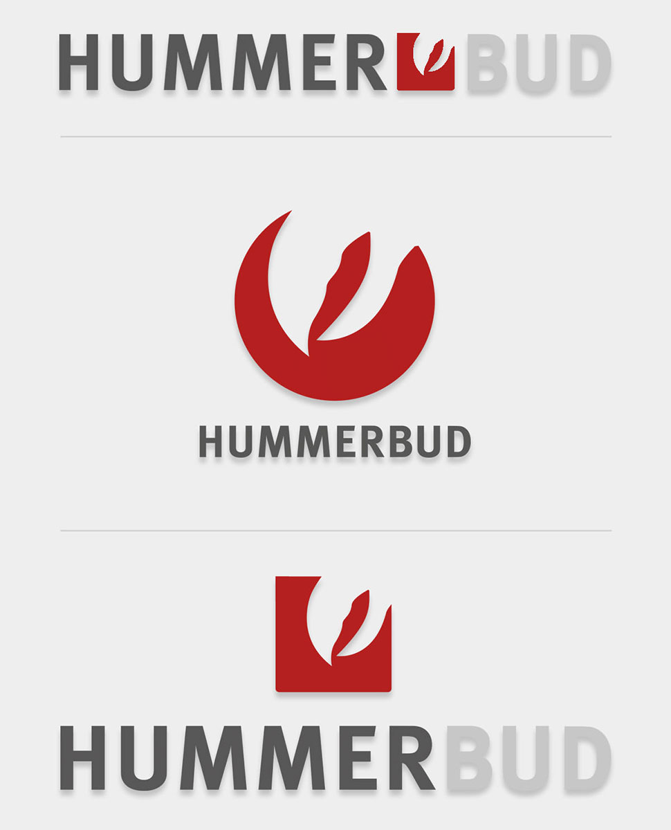 Logovarianten Hummerbud